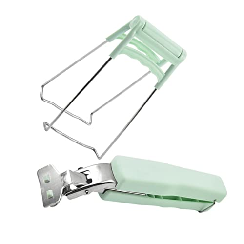 Holibanna Pinzas Antiescaldaduras para Platos y Cuencos Inoxidable Resistente al Calor Antideslizante para Cocina y Restaurante Accesorio Práctico y Duradero