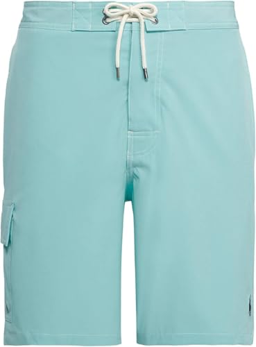 POLO RALPH LAUREN Men's 8.5-Inch Kailua Classic Fit Swim Trunk (Small, Hammond Blue)