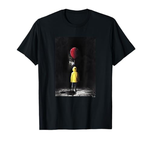 It Pennywise & Georgie Red Balloon Iconic Movie Poster T-Shirt
