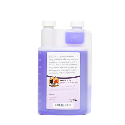 Image of Liquified RV Toilet Treatment - Black Holding Tank Digester - Odor Eliminator - Lavender Scent - Matts RV Reviews (Lavender, 32oz)