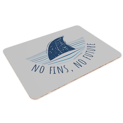 Napperons en liège gris anti-rayure grand format 39,5x28,5 cm table