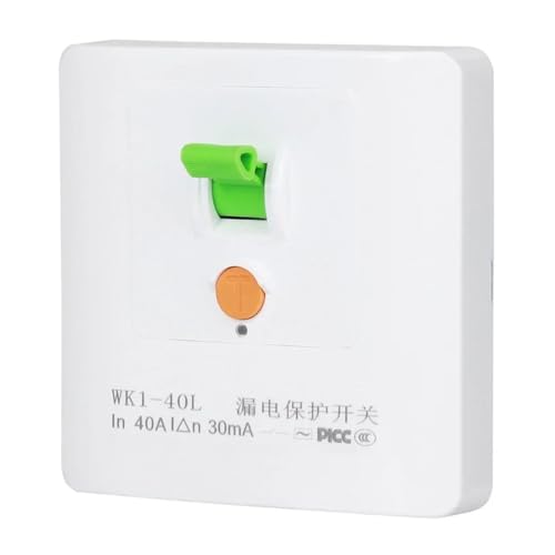 Interruptor de enchufe de pared con protector de fugas de 40A para aire acondicionado 4