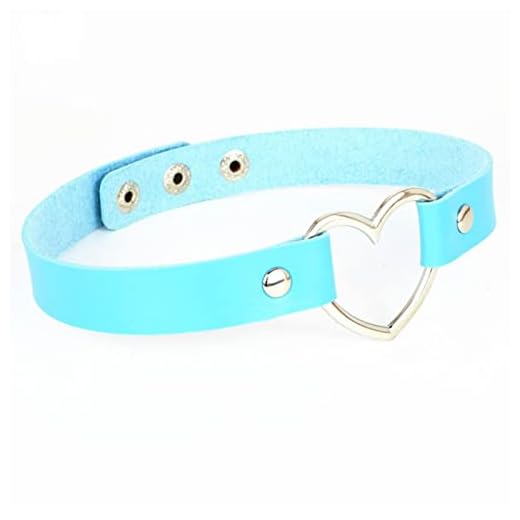 1 st Charm kvinnlig choker med ben Punk stil rostfritt stål hjärta chokers halsband Hiphop smycken för kvinnor-G