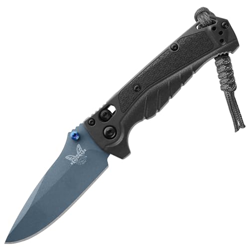 Benchmade - Mini Adira 18065 Outdoor Knife, Plain Edge Drop-Point