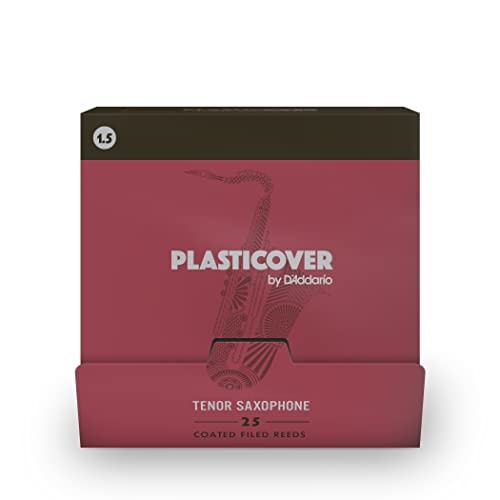D'Addario Plasticover テナーサックスリード 強度1.5 25本パック