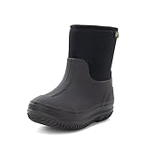 Western Chief Kids Freestyle Neoprene Rain Boot, Black, 11