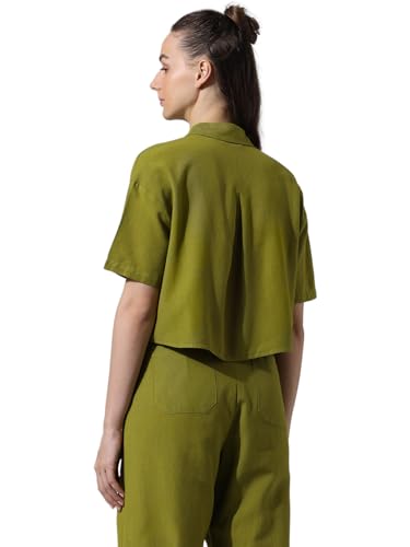 Image of ONLY Women's Cotton Blend Loose Fit Shirt