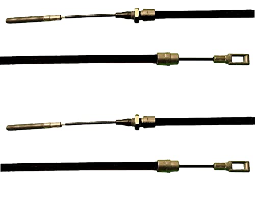 FKAnhängerteile - 2 câbles de frein pour Peitz S234R - R234/76 - Hauteur : 1 300 mm - Longueur : 1 575 mm