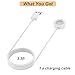 Charger for Fossil Gen 4, Gen 5, Gen 5E, Gen 6 & Charging Cable for Michael Kors Gen 4 5 5E 6 Smart Watch (3.3ft/1m, White)