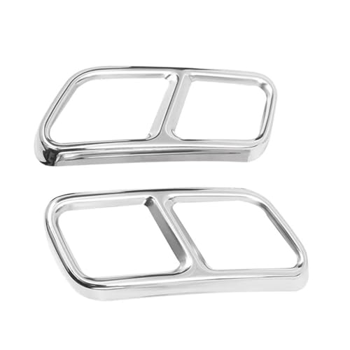 Cache tuyau d'échappement double arrière en cadre de gorge pour GLK X204
