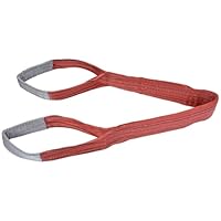 Mavaol 5T Hochleistungs-Flachhebeschlinge, 3 Meter hochfestes PES-Gurtband für Kranmontage, Bauwesen, Maschinen, Transport (2m)