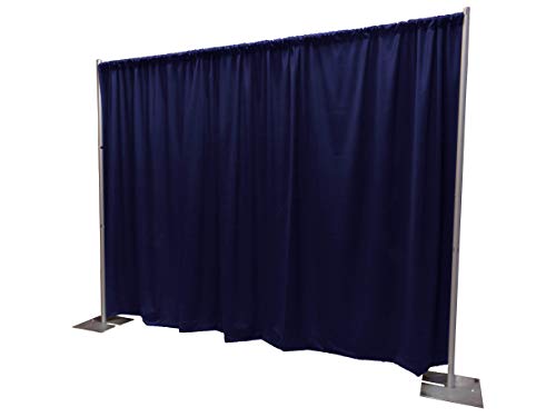 Onlineeei Bbd9990810Cdpr290 Premier Portable Backdrop Kit 8' X 10', Navy Blue #TOP1