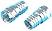RF Connectors / Coaxial Connectors RG-6 TEF/PLM F CON (1 piece)