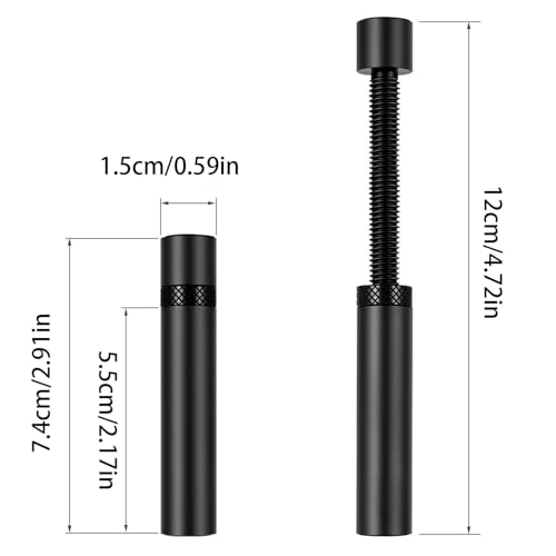 Soporte para tarjetas gráficas - Soporte para GPU con soporte hembra | Base de aluminio magnético | Soporte para tarjetas gráficas a prueba de flexión para pequeñas carcasas ITX | Ajustable, estable - imagen 6