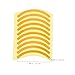 STOBOK 60pcs Pressure Gauge Marking Stickers Color Reflective Decals for Compliance Calibration UV Resistant Safety Labels for Industrial Equipment Green Yellow Red