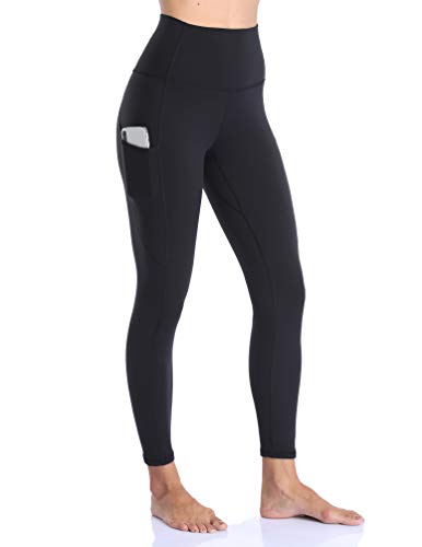 Mallas de mujer que no se bajan con cintura alta protectora y bolsillos para entrenar sin distracciones