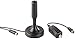 Produktbild auvisio Dab Zimmerantenne: Aktive DVB-T/T2-Zimmerantenne, 30 dB, LTE-Filter, 13 cm, schwarz (Antenne, Dvbt Antennen, Stereoanlage)