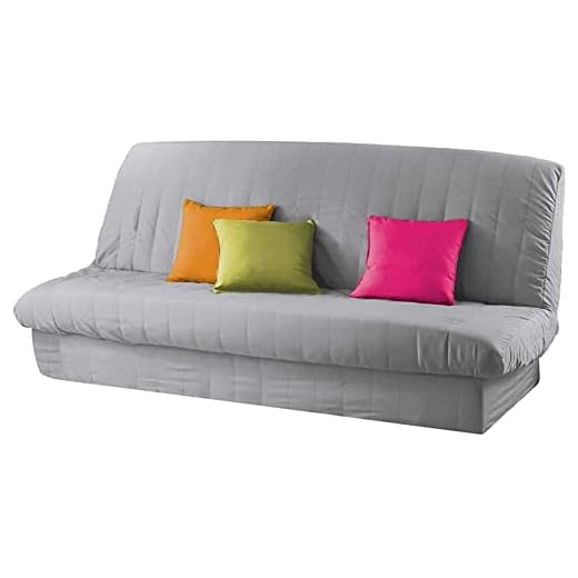 KGS Housse clic clac - Grise - 140x200cm