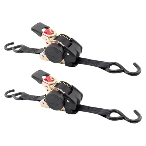 Correas de sujeción retráctiles automáticas de 10 pies para amarrar equipaje sin esfuerzo 2