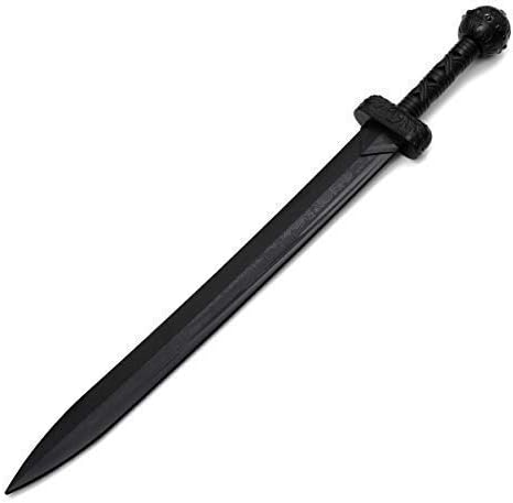 Martial Arts Black Polypropylene Plastic Roman "Gladius" Training sword