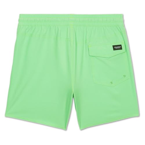 Short de bain Volcom Lido Solid 16'' L pour homme en noir - 4