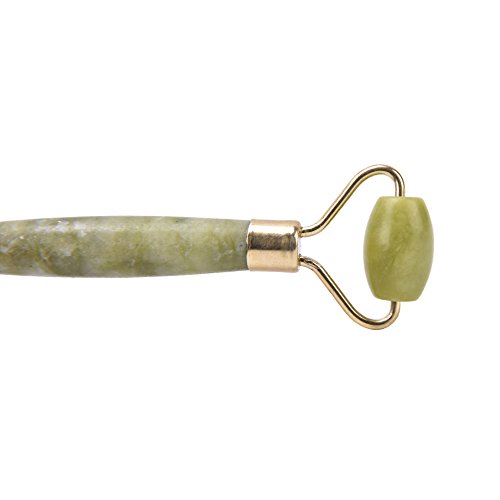 Image of R A Products Rap58 Face Body Head Neck Foot Massager Nature Jade Roller