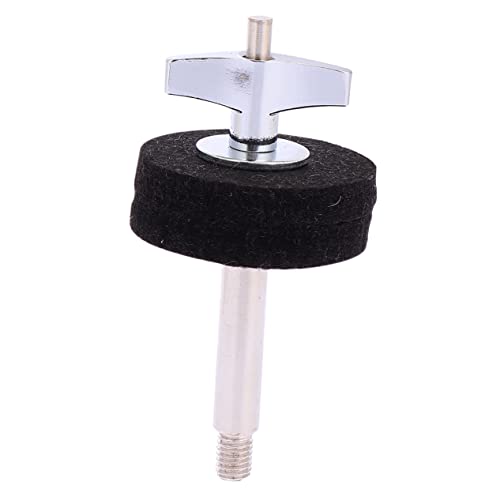 Totority Cymbal Tilt Thread Stacker Holder Attachment for Drums Accessories Iron Plated Cymbal Screw for Bass Drum