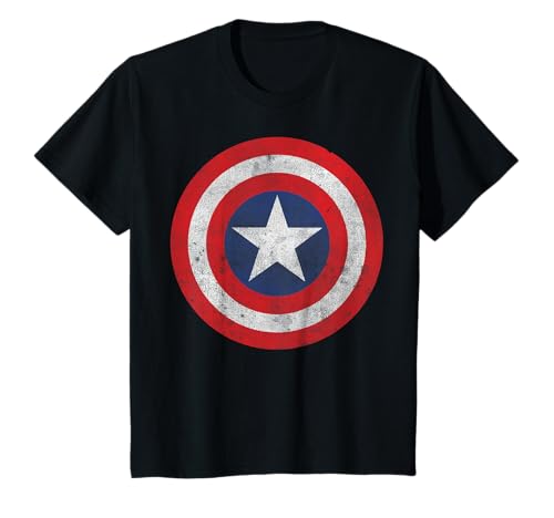 Kids Marvel Captain America Classic Shield Kids Graphic T-Shirt T-Shirt - image 1