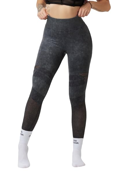 LESS DRAMA High Waisted Leggings for Women - Stretchy and Comfortable Yoga Pants - Great Tummy Control Activewear for Yoga, Buttery Soft Leggings