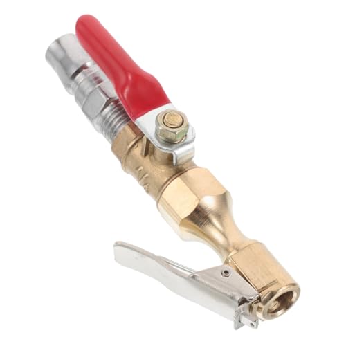 JECOMPRIS - JECOMPRIS Car Tire Inflator Chuck Air Chuck for Quick Tire Inflation and Dust Blowing Versatile Use for Cars and Agricultural Vehicles Locking Air Nozzle for Efficient Maintenance