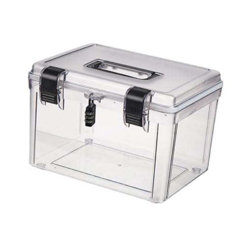 Caja protectora cámara impermeable Milageto maletín transparente con cierre 7