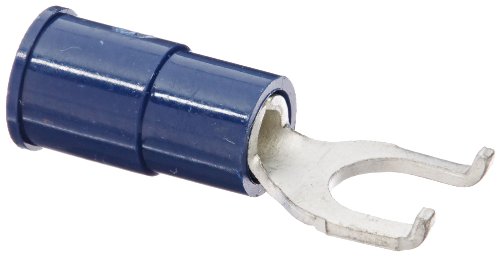 Terminal spade aislado calibre 16-14 con brida para perno 10 en cajas de distribución