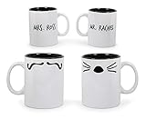 Excellent cadeau : cet ensemble de tasses sous licence officielle Ross and Rachel est le parfait verre pour les fans de la série TV classique Friends TV. Fait un excellent cadeau de pendaison de crémaillère, de mariage ou d'anniversaire pour les couples qui aiment rire.