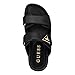 Guess Women's FABULA Flat Sandal, Black 001, 11