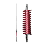 Browning BR-91-R BR-91 63-in. 15,000-Watt Flat-Coil CB Antenna with 6-in. Shaft, Red