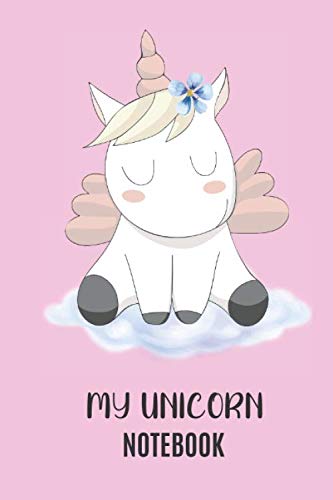 MY UNICORN Notebook: Glossy Pink Unicorn Cover 100 Lined Pages for Notetaking or Journaling