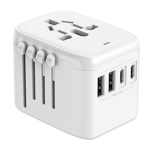 �C�O�ϊ��v���O �S���E�Ή��y5�䓯���[�d / USB-C×2 & USB-A×2�z100-250V�Ή� �C�O���s�֗��O�b�Y �}���[�d iPhone/Android/iPad/Macbook/Switch �e��Ή� �؍�/��p/���[���b�p/�A�����J��150��