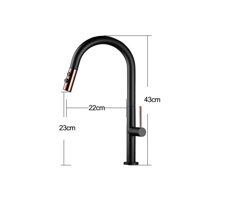 Robinet de cuisine tactile mitigeur eau chaude froide design moderne