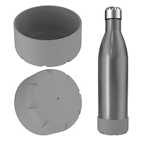 Linkidea Proteggi Borraccia In Silicone: 2 Pezzi Per Bottiglie A Forma Di Cola 25 Oz | Paracolpi Antiscivolo E Antirumore