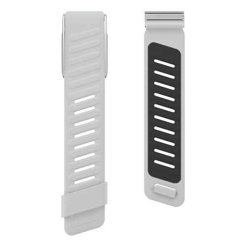 Ersatz-Armband kompatibel mit Whoop MG/5.0 Ersatzarmband, Silikon Ersatzband Ersatzarmband Uhrenarmband Replacement Wechselarmband Watch Band Fitness Tracker Sportband Uhrband (Grey, One size)