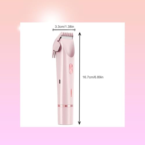 Afeitadora eléctrica para mujer LuniaShaver morada impermeable 2 en 1 7