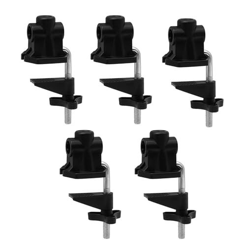 5Pcs Desk C Clamp Replacement Desk Clamp Mounting Table Clamp For Swing Arm Light Desk Lamp Microphone Holder