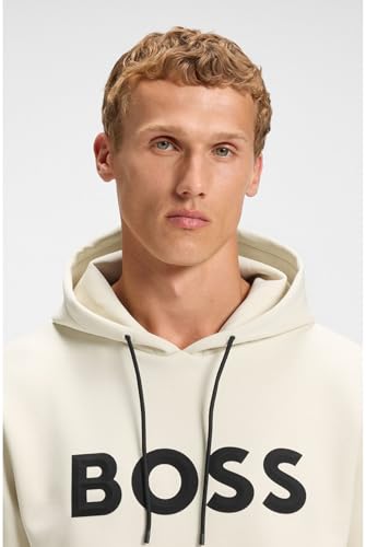 Boss Para Hombre. 50551457 Sudadera Soody Zone Beige (S), Casual, AlgodóN - 5