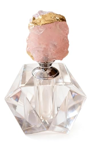 CNCRMEM Crystal Perfume Bottle Empty,14ml Refillable Perfume vintage Crystal Bottle Home Decor Lady Holiday Gift