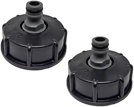 Raccordo Rapido Con Tappo Filettato S60x6 Per Serbatoio IBC 1000L - Ottone E Plastica
