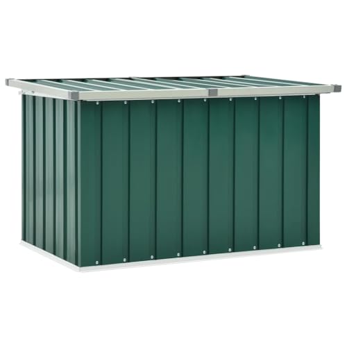 vidaXL Coffre de Rangement de Jardin Vert 109x67x65 cm