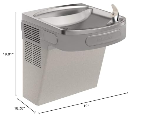 Image of Elkay EZS8L Wall Mount ADA Cooler Non-filtered Refrigerated Light Gray Granite