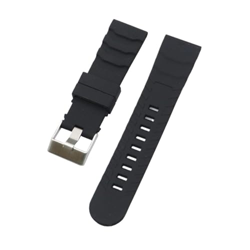 ���o�[�X�g���b�v 24 �~�����[�g�� Luminox XS3749 3789 3741 3745 �����Y�V���R�����v�o���h�u���X���b�g���X�g�o���h�A�N�Z�T���[�ƌ݊�������(Black silver buckle)