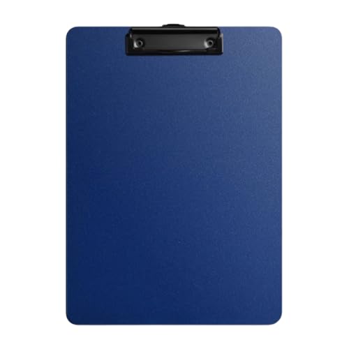 Dossier en plastique A5 bleu avec bloc-notes vertical épais pour l'organisation de la maison