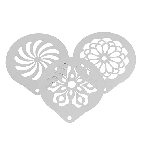 Hemoton-Cupcake-Decorating-3Pcs-Coffee-Decor-Stencil-Stainless-Steel-Coffee-Art-Template-Coffee-Stencils-Template-Coffee-for-Cake-Coffee-Cappuccino-Hot-Chocolate-Coffee-Espresso